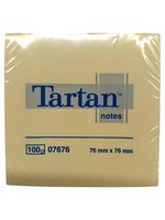 3M Tartan Notizzettel 76X76Mm Gelb 100 Blatt Haftnotizen BüRo Schule