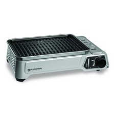 Barbecue grill portable à gaz KEMPER 1.9 KW compact plaque anti adhesive