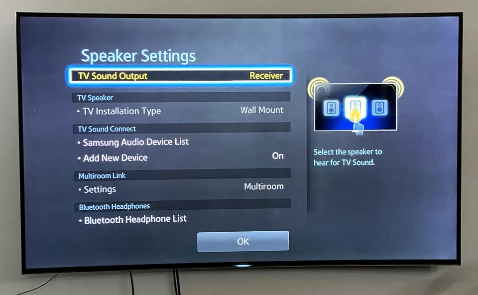 Samsung UN65HU8700 65" Clase 4K Ultra HD 120Hz 3D Curvo Smart LED TV Foto 3 de 4