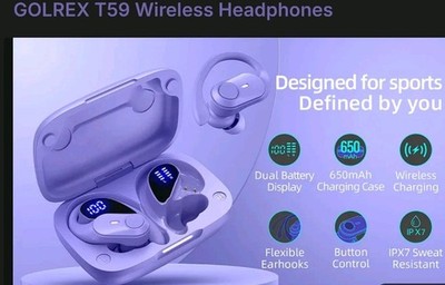 GOLREX T59 High Quality True Wireless Bluetooth Earbuds Premium