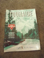CONOCO OIL WW2 PERSONAL USA TOURAIDE GUIDE PREPARED FOR CAPTAIN LOWE
