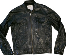 Full Circle Leather Jacket Size Med Unisex Biker Style