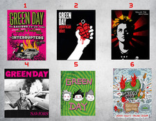 Green Day Wall Collage Poster Prints