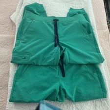 FIGS Zamora Jogger Scrub Pant TEAL W18SW2005P Size L/P NWOT LOTOF 2
