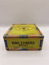 Vintage King Edward Cigar Box Good vintage condition Great box