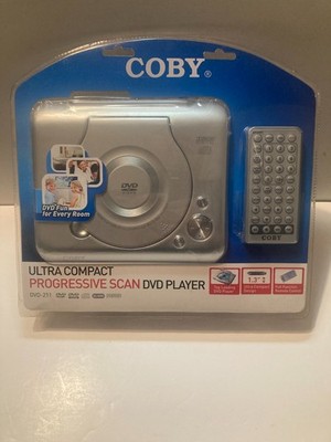 NEW Coby Ultra Compact Progressive Scan DVD Player DVD-211 w/Remote