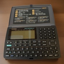 Casio Digital Diary SF-4900L 128KB | Vintage PDA | Backlight | Top Zustand