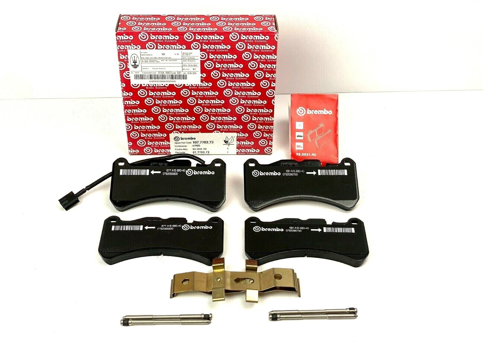 Maserati Ghibli 2014-2019 Front Brake pad