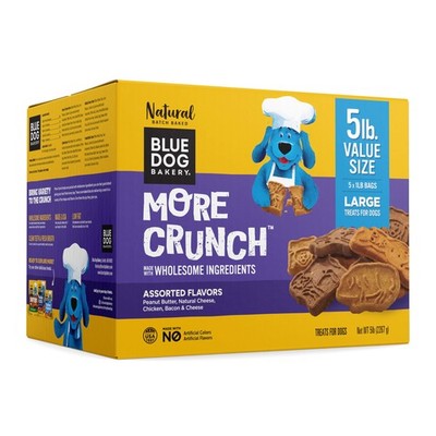 More Crunch Assorted Flavors, Dog Biscuits, Healthy Treats, All Natural, Baco...