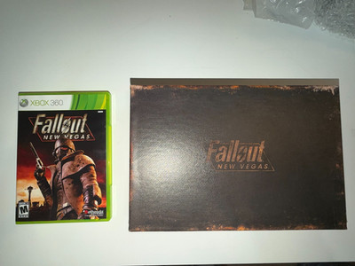 Fallout New Vegas Collectors Edition Xbox 360-VG COND w/ SEALED CHIPS AND CARDS