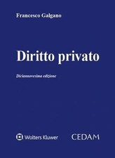 Libri Francesco Galgano - Diritto Privato
