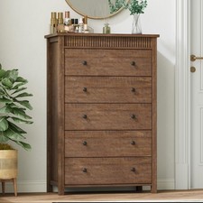 48'' Tall Modern Chest of Drawers 5 Drawer Dresser for Bedroom Storage Organizer