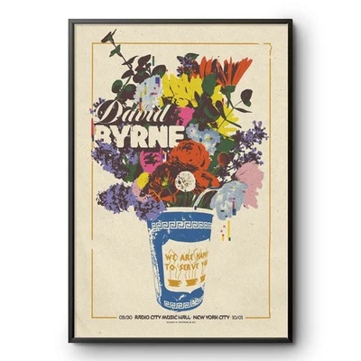 David Byrne New York NY September 30 2025 Poster-Portrait - Poster