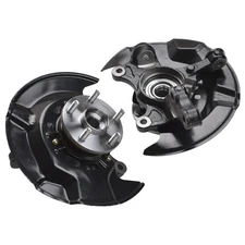 Front Steering Knuckles Wheel Hub Bearings for 2009- 2013 Toyota Corolla Matrix