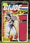 Vintage 1984 G.I. Joe STORM SHADOW v1 Full UNCUT Peach File Card Back GI 84 ARAH