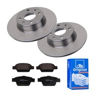 Ate Bremsscheiben Ø251Mm + BremsbelÄGe Hinten FÜR Fiat Bravo 2 198X Stilo 192X