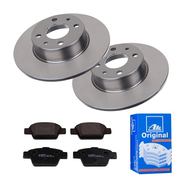Ate Bremsscheiben Ø251Mm + BremsbelÄGe Hinten FÜR Fiat Bravo 2 198X Stilo 192X-image