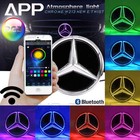 RGB Mirror Led Emblem Grill Star Light For Mercedes-Benz W213 E Class 2016-2020
