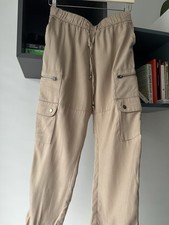 Banana Republic Women's Camel Cargo Trousers, XS petite
