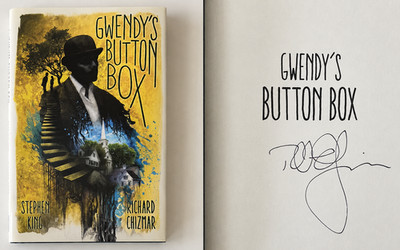 SIGNED STEPHEN KING RICHARD CHIZMAR  GWENDY S BUTTON BOX FIRST EDITION 1ST/1ST