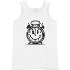 'Smiling Alarm Clock' Adult Vest / Tank Top (AV053805)