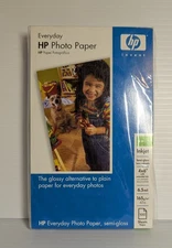 HP Photo Paper 4x6  Inkjet Semi-gloss 100 sheets