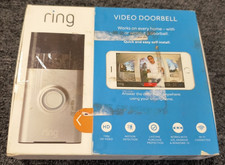 Ring Video Doorbell 1st Gen Satin Nickel 720p Motion Alerts Wi-Fi - Used , D2