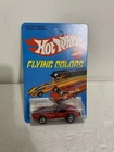 Hot Wheels 1975 Flying Colors Redline Corvette In Unpunched Card  No Cracks Mint