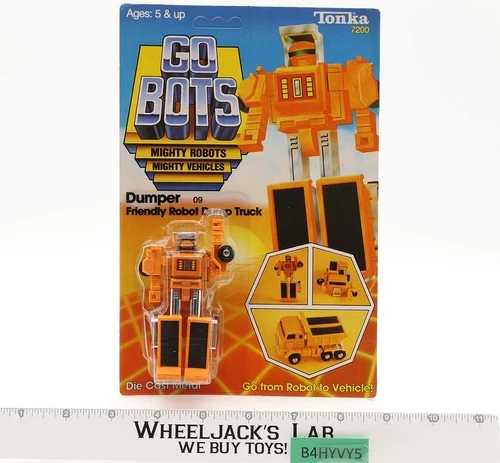 Dumper Dump Truck Mighty Robots 1983 Tonka Gobots Vintage Figure NEW SEALED
