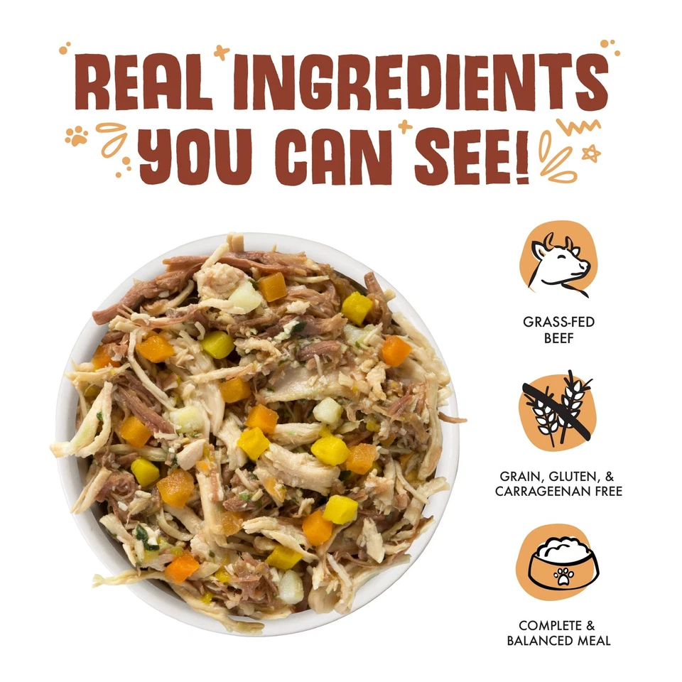 Weruva Comida Clásica para Perros, Wok El Perro con Pollo, Carne de Res y Calabaza en Salsa, 5... Foto 4 de 4