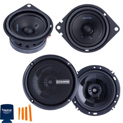 Memphis Audio PRX27 2.75'' Coaxial & PRX602 6.5'' Power Reference Series Speakers