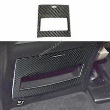 For Benz GLE 2016-2019 Rear Air Outlet Anti-Kick Sticker Real Carbon Fiber