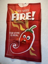 Hauntlook Taco Sauce Halloween Costume - Funny Fire Hot Chili Pepper Packet Food