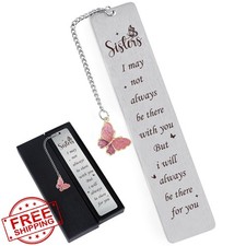 Sister Metal Bookmark Inspirational Gift Birthday Christmas Graduation