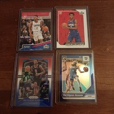 2018-19 Panini NBA HOOPS Shai Gilgeous-Alexander #262 (RC) and 3 Other Nice Card