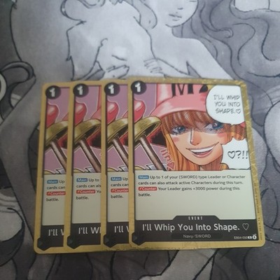 4x I'll Whip You Into Shape. EB04-050 Rare