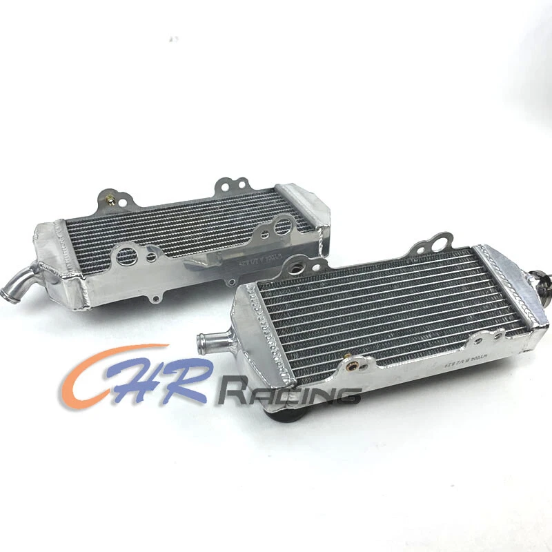 Radiador y manguera de aluminio para KTM 400 450 525 SX/MXC/EXC 2003 2004 2005 2006 2007 Foto 4 de 4