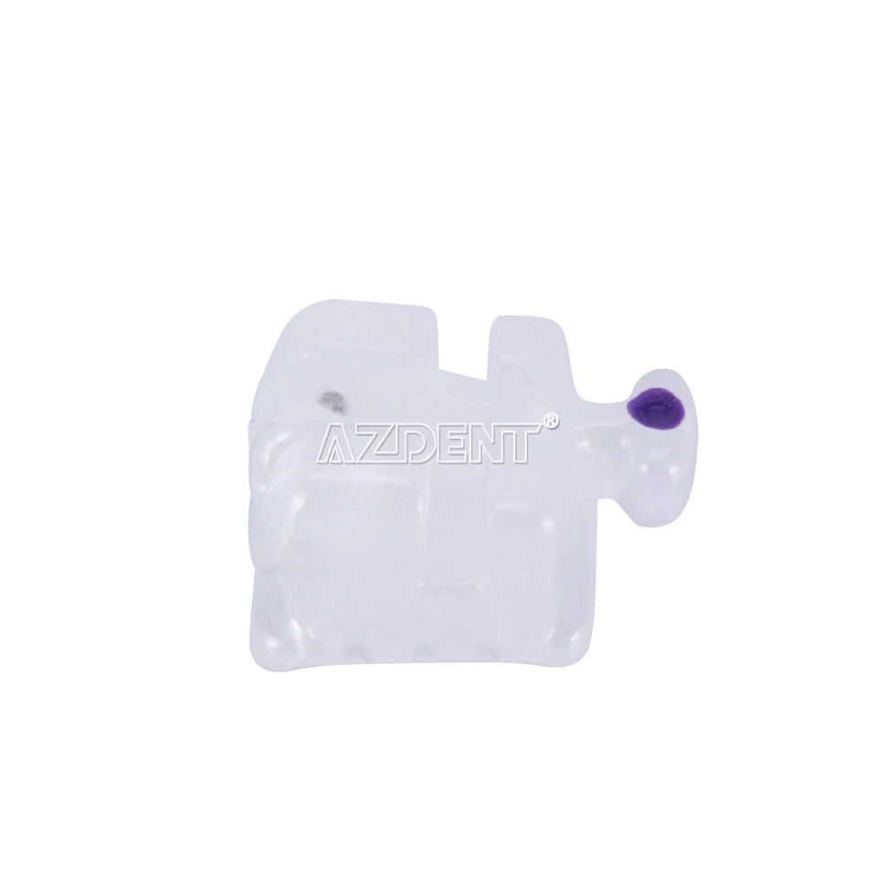 AZDENT Dental Self-Ligating Ceramic Bracket Braces Tool MBT Roth 0.022 Hooks 345 - Image 2 of 4