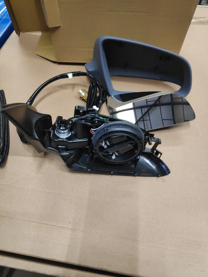 Espejo de puerta AUDI A4 2001-2005 eléctrico con calefacción cebado manual plegable a la derecha Foto 2 de 4