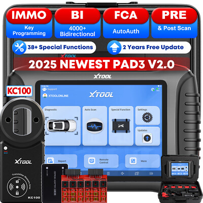 2026 XTOOL X100PAD3 Professional Program Tool Car Diagnostic Scanner IMMO Coding
