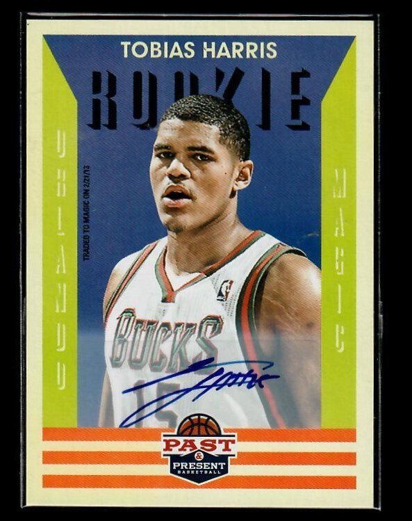 🌲 2012-13 Panini Past & Present Tobias Harris Bucks rookie Autograph #173 AUTO