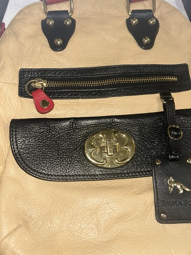 Emma Fox Buttery Camel Leather Handbag Detachable Strap Purse Shoulder Bag - Picture 3 of 15
