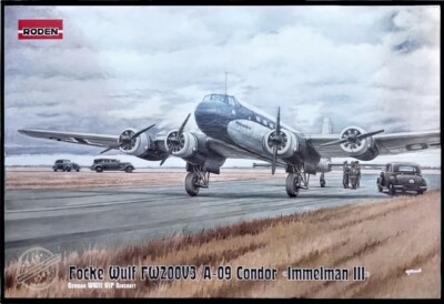Roden 343 Maßstab 1:144 Focke-Wulf Fw 200V3/A-09 Condor Immelmann III