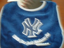 MLB Little New York Yankees Fan Baby Infant Baby Bib Blue by WinCraft