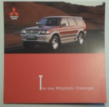 MITSUBISHI CHALLENGER orig 1998 UK Mkt Sales Brochure