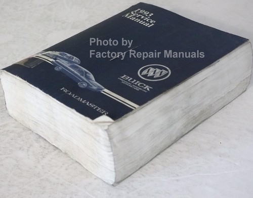 1993 Buick Roadmaster Factory Service Manual Original Shop Repair - 第 1/3 張圖片