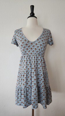 Urban Outfitters Dress New Size Small XS Floral Blue Cottage Coastal Fairy  | eBay