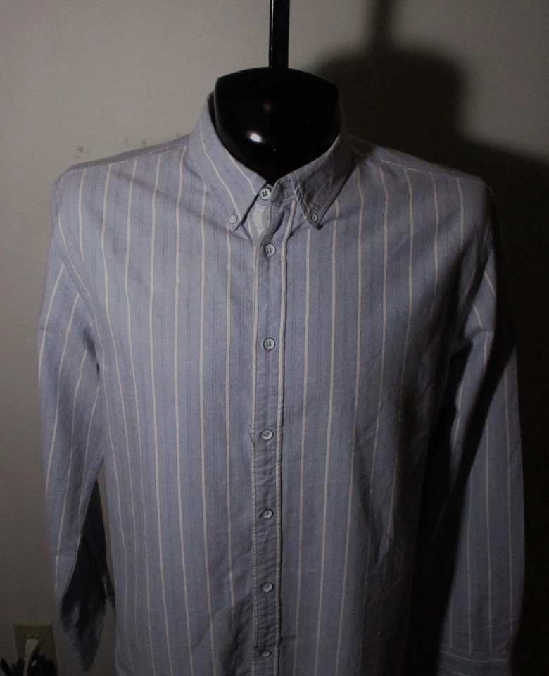 RAG & BONE Light Blue Long Sleeve "Oxford" Shirt Men's Size XL - Image 2 of 4