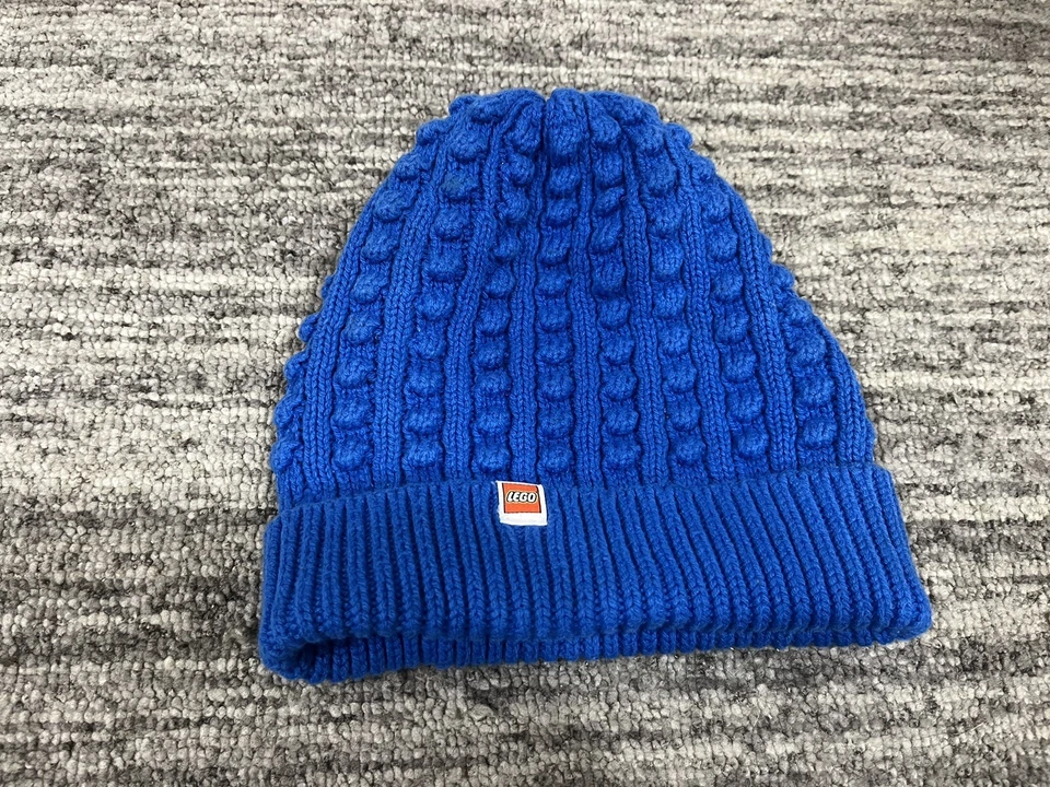 LEGO Gorro Minifigura Parche Invierno Sombrero LEGO® Azul Talla 2T-5T para Niños Foto 3 de 4