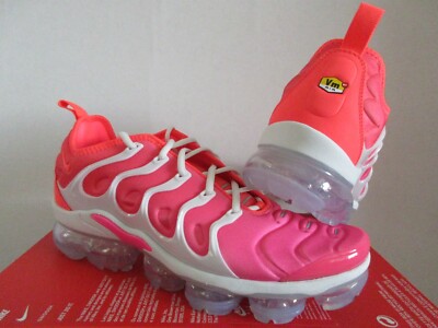 靴 Nike AIR VAPORMAX PLUS WMNS NIKE AIR VAPORMAX PLUS PLATINUM TINT PINK-FLASH CRIMSON SZ